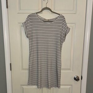 Altar'd State Black and White Striped Dress/Tunic